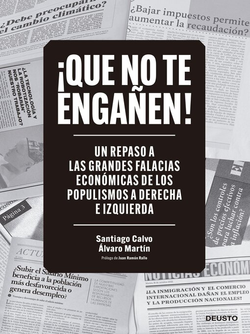 Title details for ¡Que no te engañen! by Álvaro Martín - Available